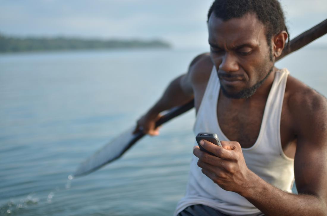 Mobile phones are one the fastest growing consumer technologies ever introduced. Their uptake in many developing tropical nations has transformed communication and commerce (Photo: Tom Perry/World Bank)